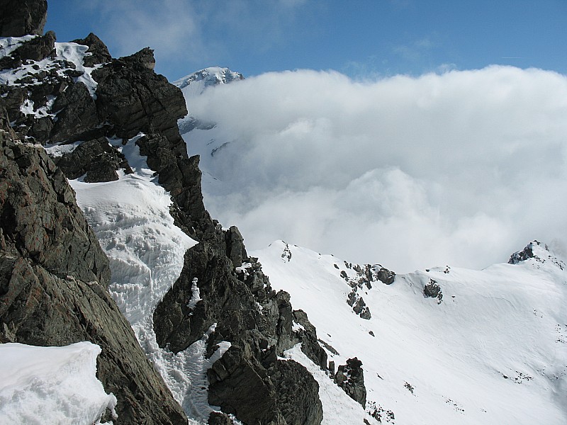 Col de la Bessanèse : La Grande Ciamarella se dévoile aussi