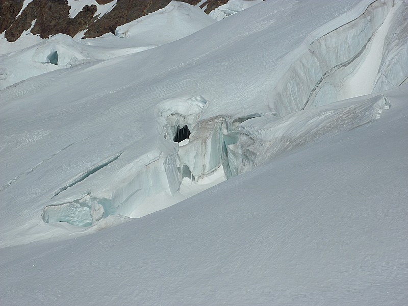 Les crevasses s'ouvrent : bien tôt ...