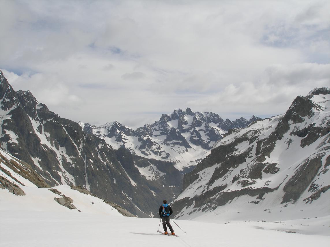 on dévale le glacier : sur une moquette impec!