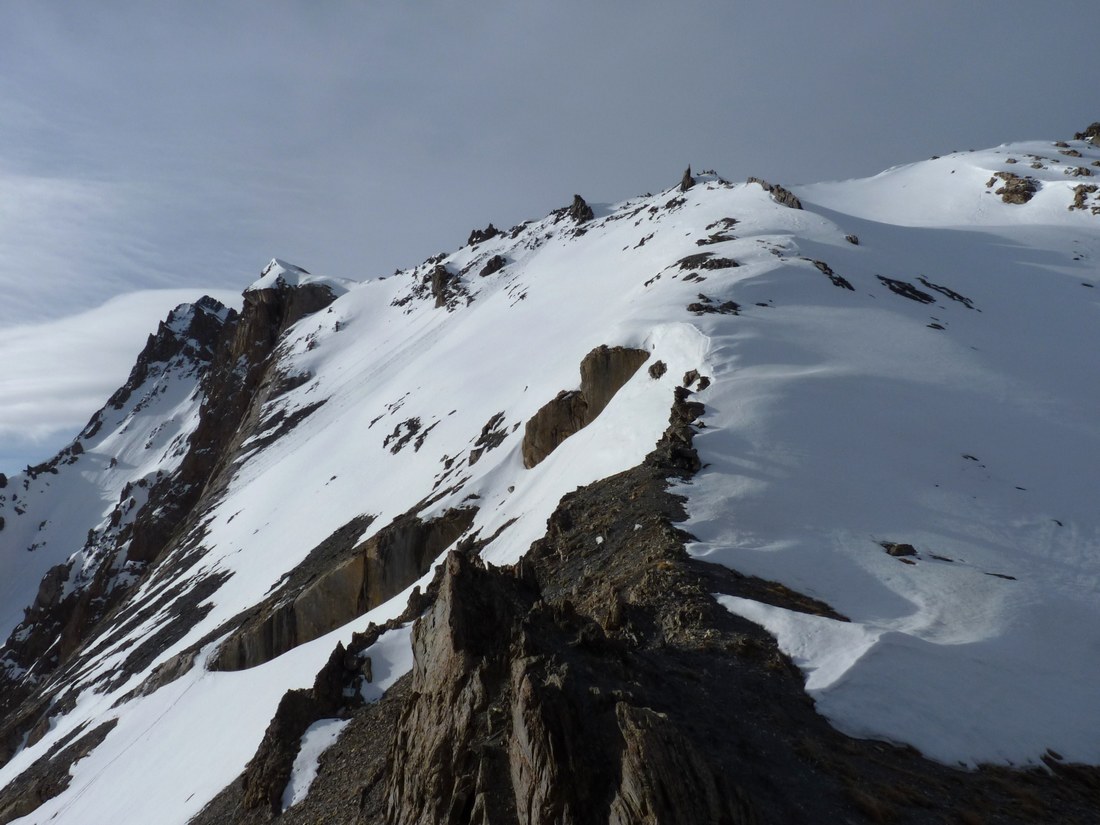 Col de la colette verte : Sur la droite