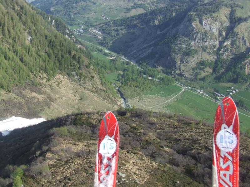 Col du midi de Bellecote : Bon allez, j'me casse, yen a marre de cette neige !!