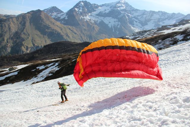 Col du midi de Bellecote : gonflage pas trop mal