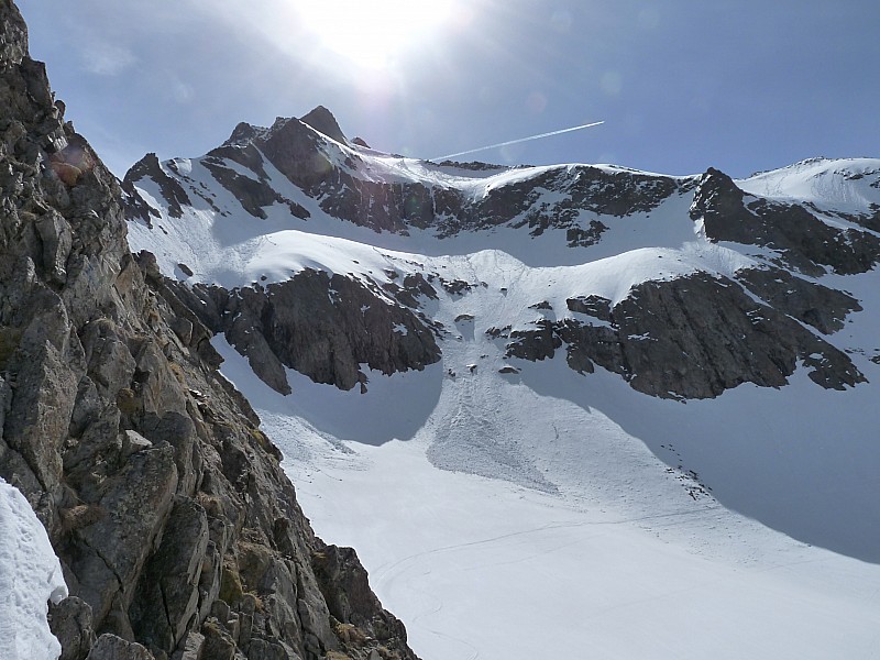 La face Nord du Gélas. : Superbe!