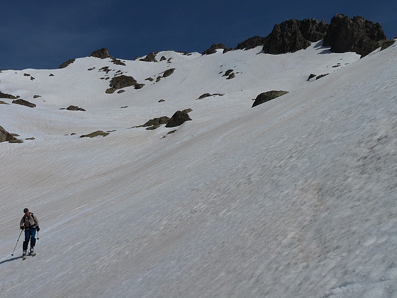 Moquette. : En descendant la Cime Ouest.