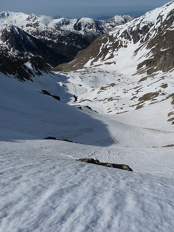 Depuis la créte. : Chouette descente!