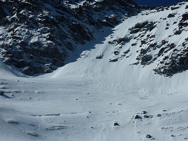 couloir NE : Le couloir aujourd'hui.