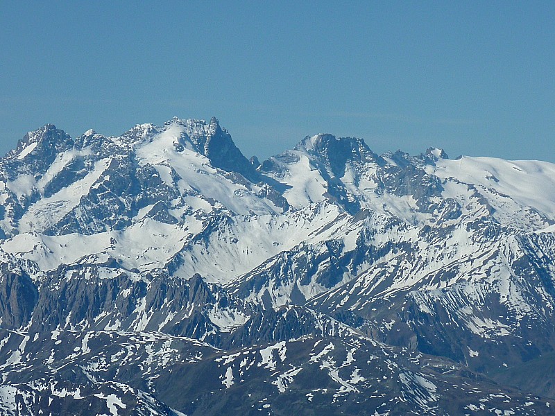 Paysage : Gaspard, Meije, Rateau.