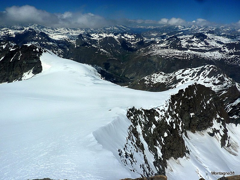 descente glacière : Attention il faut passer au col et seulement après descendre en RG
