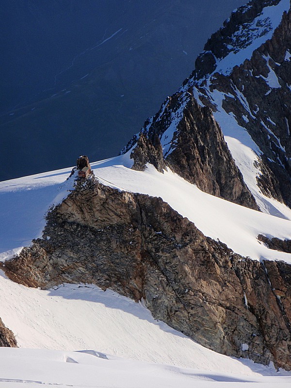 Le refuge de l'aigle : Le refuge de l'aigle depuis la rimaye