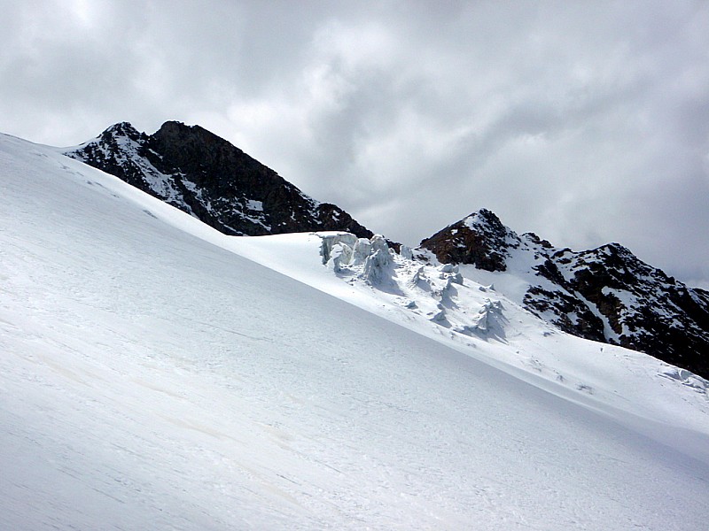 Glacier du Tabuchet : la montée sur le glacier du Tabuchet