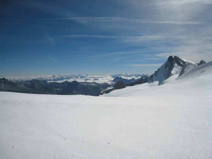 Enchainement : Vers le pic de la Grave
