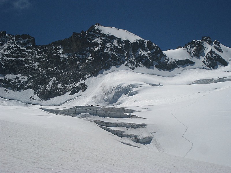 Girose : Un des ateliers de crevasses de la "Grave y cimes"