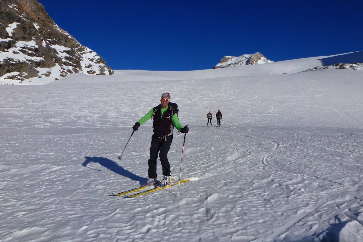 Glacier de Rhême-Golette : Nous arrivons au bas de la partie glaciaire.