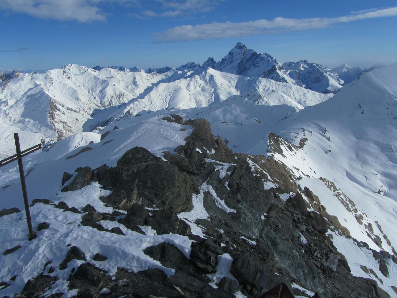 Sommet du Bric de Rubren NE : Le Viso