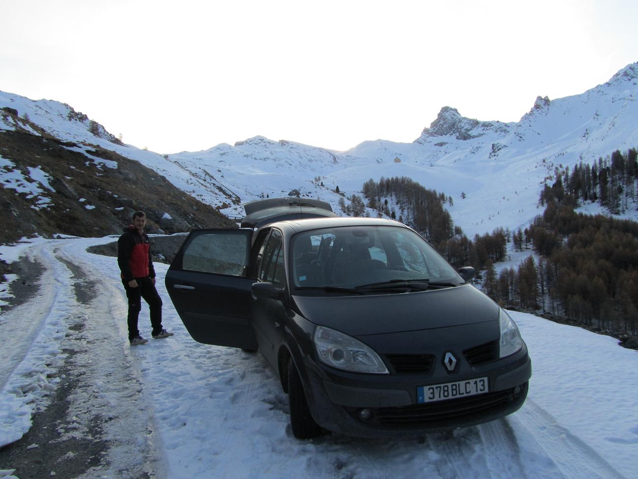 Départ : Voiture garée à l'ancienne mine de cuivre sous la chapelle de Clausis