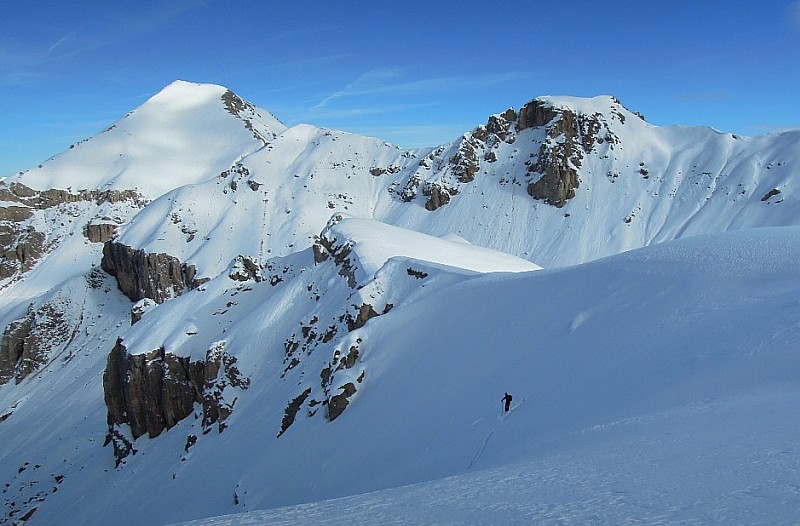 descente 1 : dans le haut de là descente