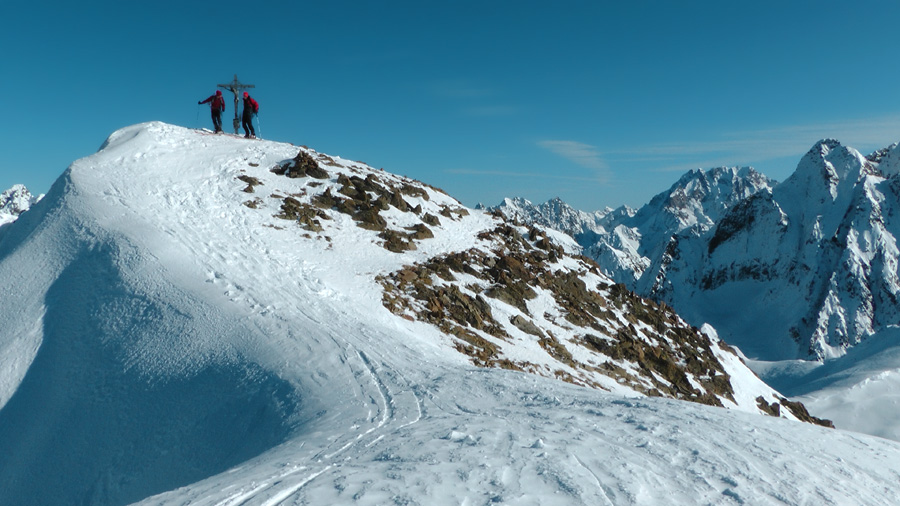 2800m : Pierre et Aurel au Sommet