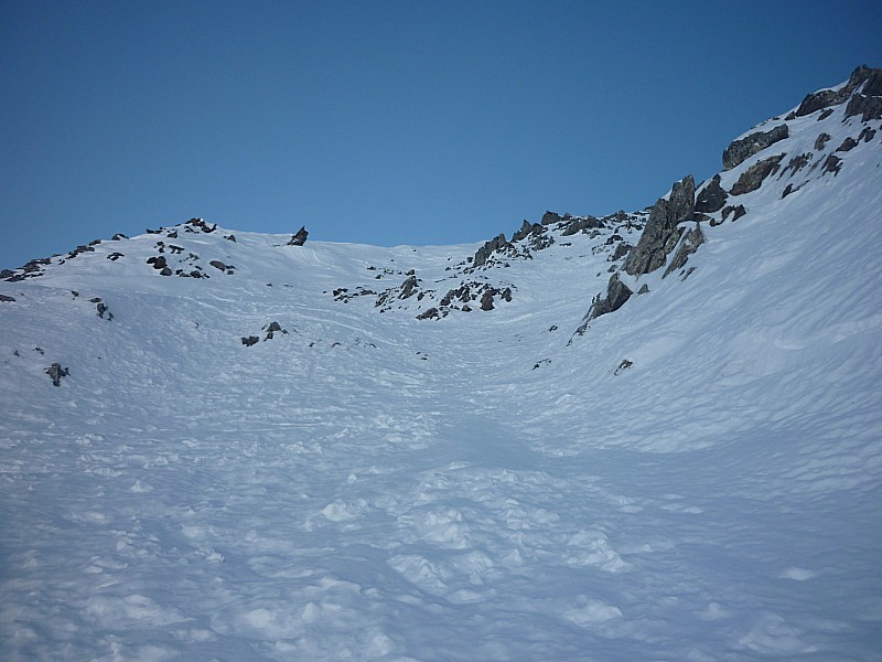 vu du couloir : vu du couloir que nous avons remontés