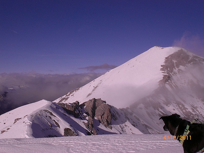 Roc de Serre Chapelle : Le Pic de Peyre Eyraute depuis le Roc de Serre Chapelle.