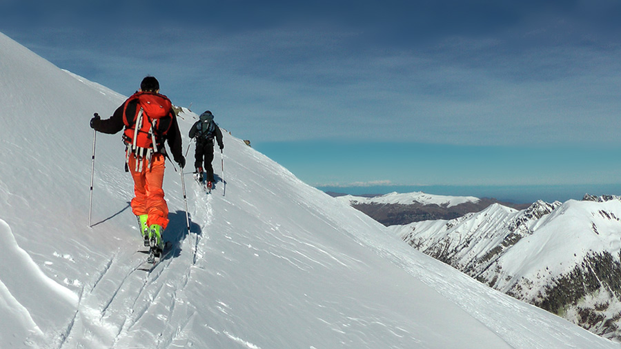 2780m : Près du sommet, Mont Rose en ligne de mire