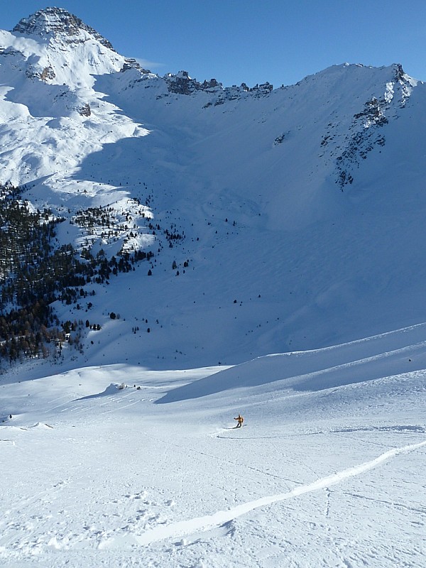 sous le rognon rocheux : on peut lâcher les watts ....pas trop quand même!