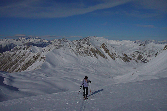La même un peu plus haut : On voit bien le vallon.