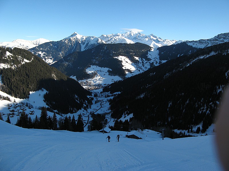 Vue sur le Mt Blanc : Vue sur le Mt Blanc et beaufort depuis Piapolay
