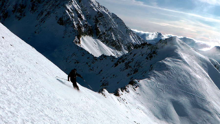 2700m : pas du grand ski mais un beau sommet !