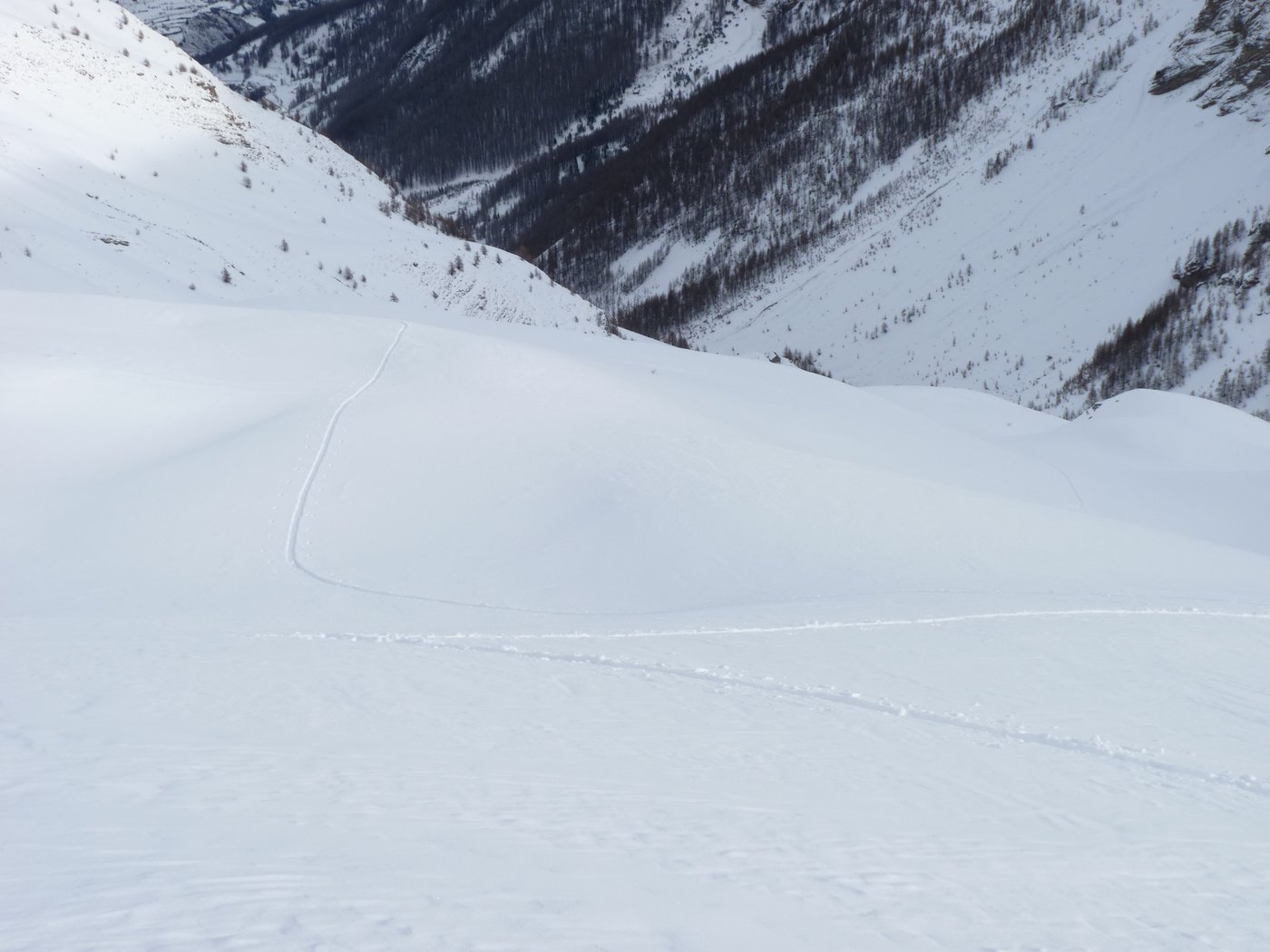 Ondulation de la trace : Bien agréable la solitude dans le secteur