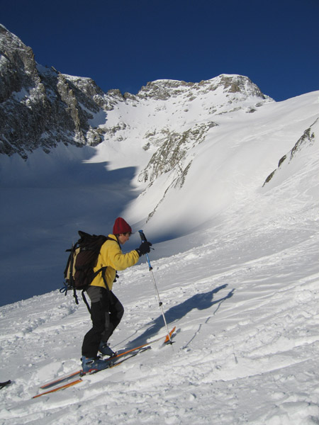verrou du glacier des rouies : Il fait encore grand beau