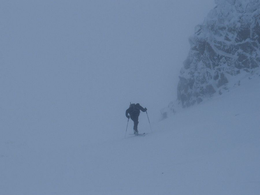 Montée au col : le petit verrou sans Tôle, exceptionnel