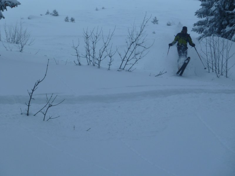 Descente des Lances : Bertrand tente un truc dans l'euphorie