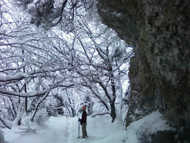 Montée : Caroline dans le pertuiset