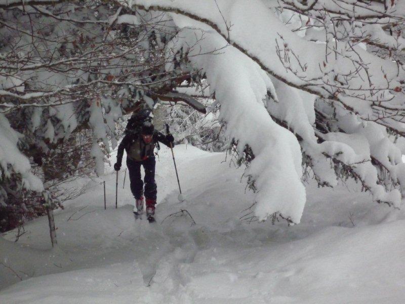 Mt Lachat de Chatillon : le passage technique du jour ;o)