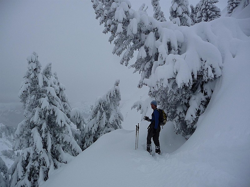 Mont Lachat de Chatillon : On s'arrêtera là...sous le sommet !