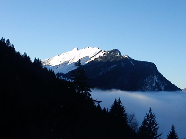 l arclusaz : Pas de coulées visible.