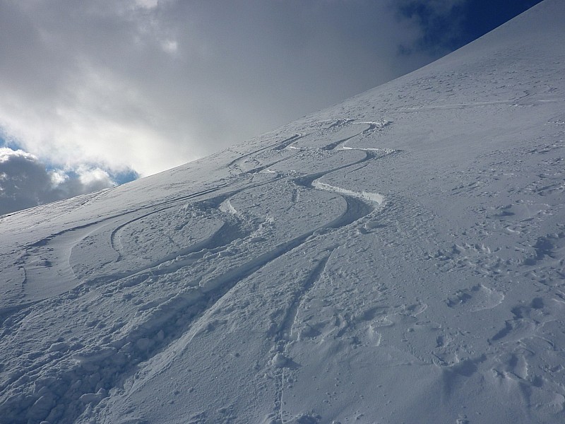 traces : bon passage poudreux