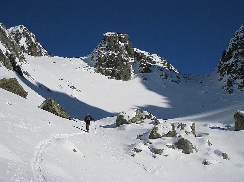 Aigleton : Col en vue