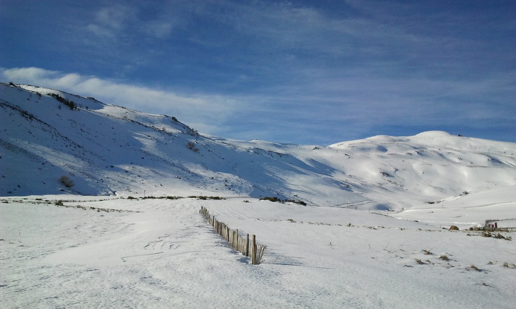Le Plomb côté sud : Enneigement correct pour la saison
