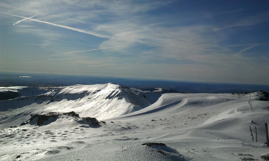 Puy Brunet : Vue vers le Col de Pourtoune