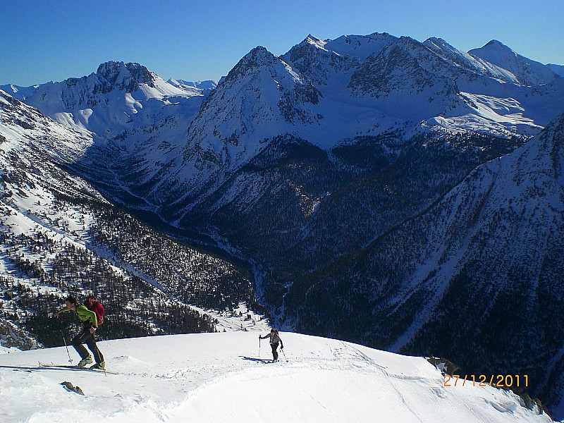 Guiau, Ravin de la Casse : La sortie du couloir.