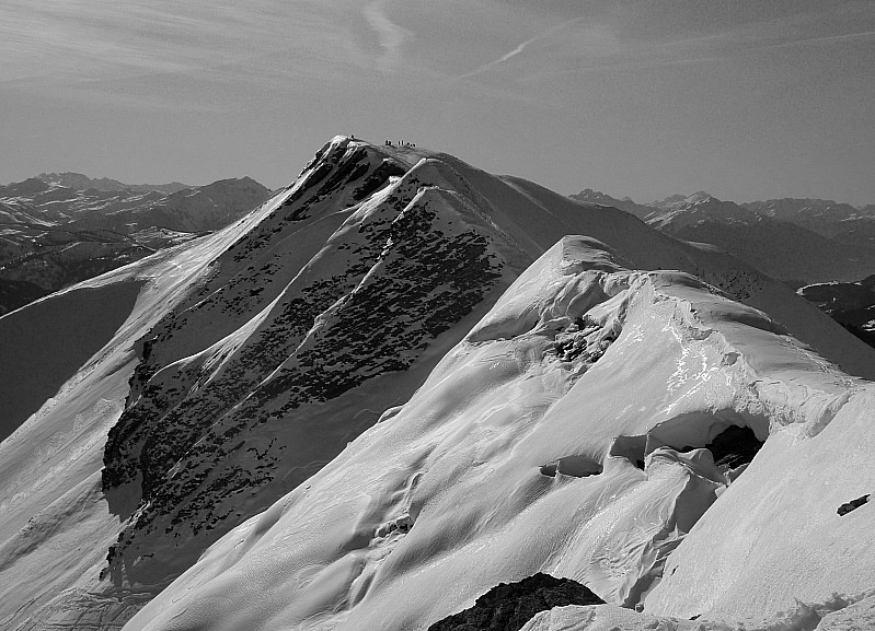 Croisse Baulet : sommet vu depuis le point 2116