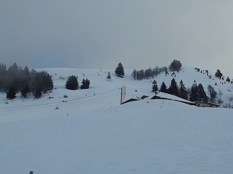 Montagne de Sulens : Brouillard ++