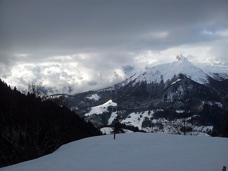 Montagne de Sulens : A la descente...