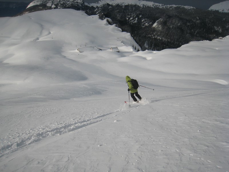Excellente neige : Il faut juste éviter les plaques de glace