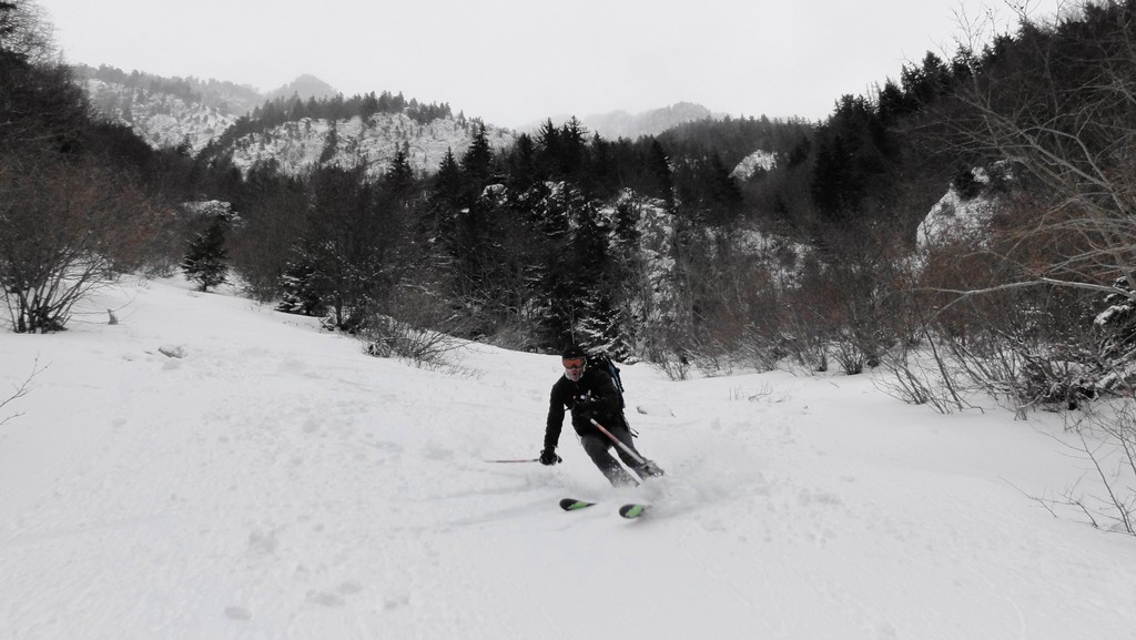 Xavier : trouée skiante en plus !