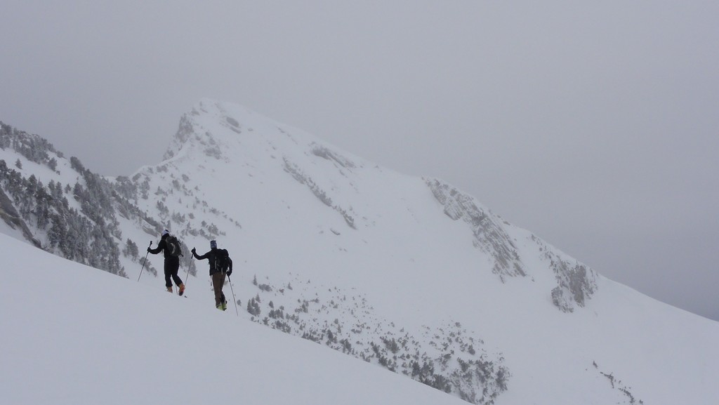 Face Nord Colombier : pas visi, soufflé, un autre fois