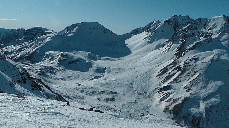 2639m : Secteur Garrets / Pelat, enneigement correct