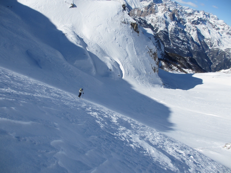 Col de l'Alpavin : Arrivée dans la tempête.