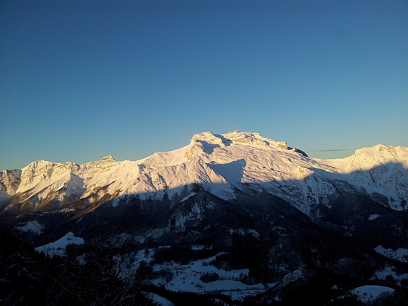 La Tournette : Le soleil gagne du terrain